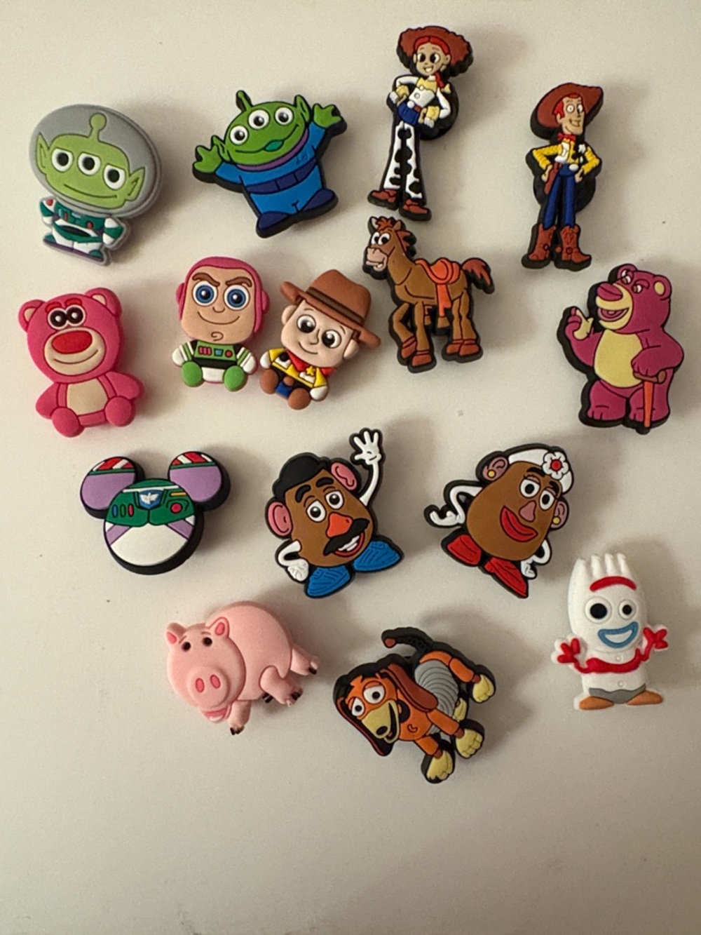 CROCS Toy Story Character Jibbitz Shoe Charms - Multicolor Set